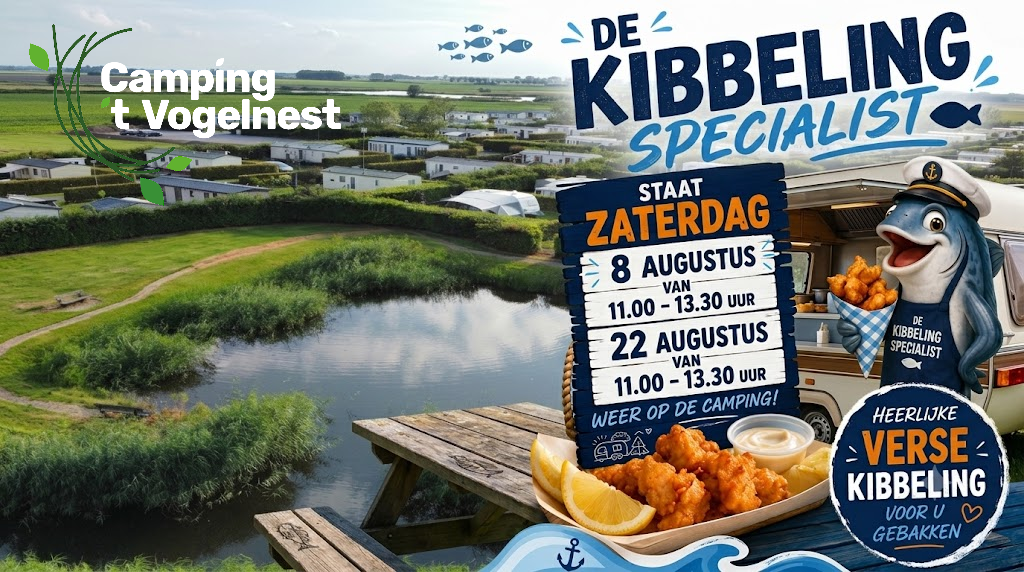 Smullen op de camping: De Kibbelingspecialist komt langs! - 