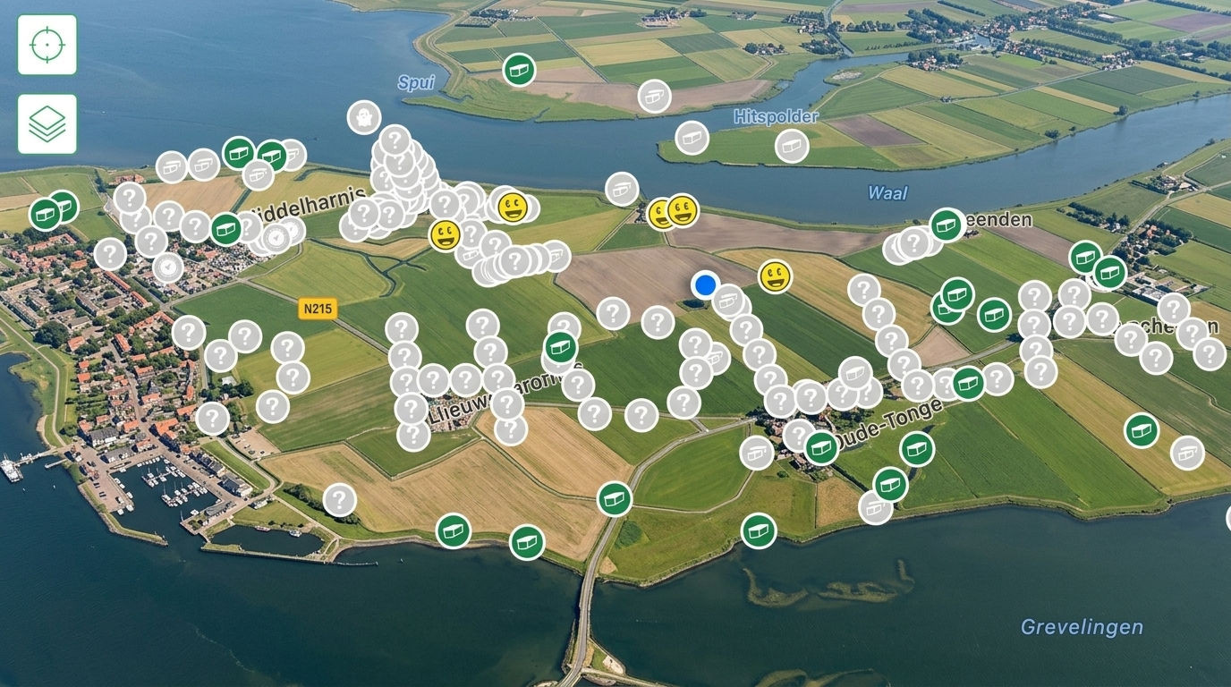 Uniek vertrekpunt geocaching - 